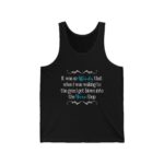 Blown Into The Yarn Shop Tank Top - Lightweight Statement Jersey Tank Top For Crafters