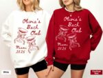 Coquette Bachelorette Party Sweatshirt Social Bach Club Crewneck Custom Cocktail Bow Trendy Cute Girly Matching Bridal Party Bridesmaid Gift