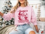 Santa's Cocktail Club Christmas Sweatshirt, Holiday Bachelorette, Holiday Spirits, Christmas Cocktails, Espresso Martini, Dirty Martini