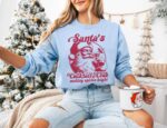 Santa's Cocktail Club Christmas Sweatshirt, Holiday Bachelorette, Holiday Spirits, Christmas Cocktails, Espresso Martini, Dirty Martini