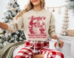 Santa's Cocktail Club Christmas Sweatshirt, Holiday Bachelorette, Holiday Spirits, Christmas Cocktails, Espresso Martini, Dirty Martini