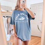 Comfort Colors Trendy Palm Springs Shirt Beach Tshirt Beachy Tee Oversized Tshirt Distressed Summer Tee Vsco Coconut Girl Y2K Beach Shirt