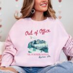 Apres Ski Club Out Of Office Until Further Notice Crewneck Sweatshirt - Mountain Winter Outfit, Ski Trip Gift, Cozy Apparel, Unisex