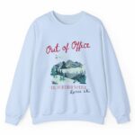 Apres Ski Club Out Of Office Until Further Notice Crewneck Sweatshirt - Mountain Winter Outfit, Ski Trip Gift, Cozy Apparel, Unisex