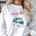 Apres Ski Club Out Of Office Until Further Notice Crewneck Sweatshirt - Mountain Winter Outfit, Ski Trip Gift, Cozy Apparel, Unisex